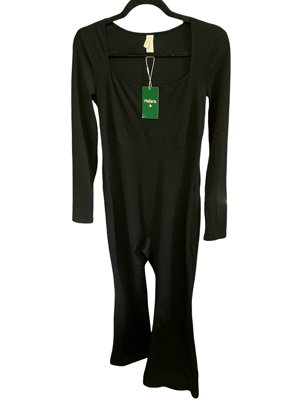 Large Halara Black Long Sleeve Jumpsuit